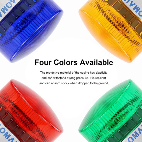 Hella Bright Industrial Green Strobe Warning Light Ac 110V 3W Led Beacon For Factory And Construction Sites Featuring Rock Solid Weatherproof Housing And Super Easy Polarity Free Wiring Setup