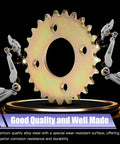 Robotic arms welding 25T sprocket from Beefed-Up 420 Chain Sprocket Kit With 25T Sprocket And 32 Link Chain Plus 10T Sprocket 5/8 Bore