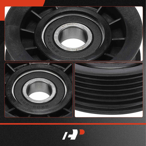 Beef Up Your Ride With This Serpentine Belt Tensioner Pulley Replacement For Ford F150 Chevrolet close-up view