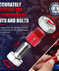 78 Piece Nut And Bolt Thread Checker Set Featuring 41 Sae And 37 Metric Threads No Sweat Pitch Gauge Toolkit for measuring threads on a bolt and nut.