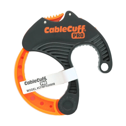 4 Pack Adjustable Cable Cuff Reusable Tie Replacements For Extension Cords And Electronics 2 Inch Diameter Built For Rugged Use With Self Aligning Peg Hook D Ring And Low Profile Top Tough As Nails
