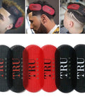 Hair Grippers Three Color Bundle Set Six Pieces For Men And Women Salon And Barber Styling No Slip Holders in use