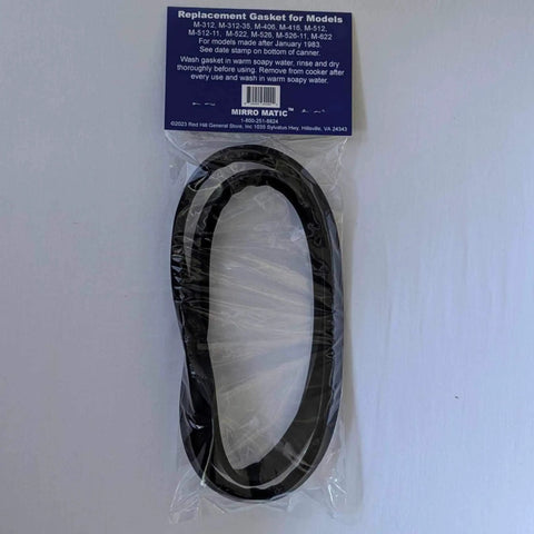 Replacement Gasket For High Pressure Canners And Matic Cookers Fits M 312 M 312 35 M 406 M 416 M 512 M 512 11 M 522 M 526 M 526 11 M 622 Made After January 1983 black gasket in package