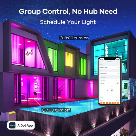Smart LED Bulbs That Play Nice With Alexa And Google Home, No Hub Needed, WiFi Bluetooth controlling house lights