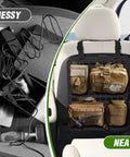 Heavy Duty Molle Panel For Car Seat Back Organizer Storage Rack Compatible With Tesla Cybertruck Accessories, organized storage solutions.