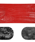 Pro Grade Large Concrete Stamp Mat with grain texture polyurethane mold for cement imprint, wide 27.6 x 13.8 inch