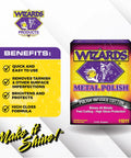 Wizards Metal Polish box for silver, brass, stainless and aluminum metals, 3 oz