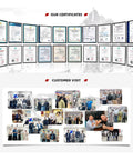 Certificates and customer visits displayed for Straight Up Heavy Duty Water And Air Dual Function Well Drilling Rig Built Like A Tank.