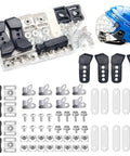 61 Piece Hockey And Football Helmet Repair Kit With J Clips R Clips Gaskets Nuts Screws Chin Strap Adapters And Screwdriver