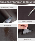 Self Adhesive Leather Repair Patch Kit For Couches Sofas And Car Seats Ultra Durable PU Vinyl Leather Repair Tape Waterproof