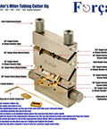 Slick Jewelry Miter Vise For Exact Tube And Wire Cutting At Forty Five To One Thirty Five Degrees, showing angles and functions.