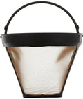 Gold Tone Permanent Coffee Filter Reusable Size Four Cone Shaped Fits Series 7 And Series 9 Coffee Makers Keeps Essential Oils In The Brew