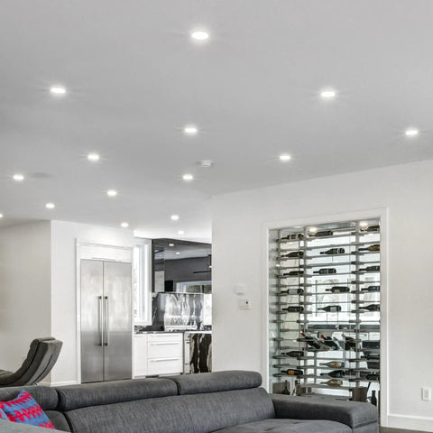 Super Sleek Three Inch Recessed Led Downlight Delivering A Straight Up Game Changer 500 Lumen Output Alongside Simple Five Way Color Temperature Adjustments For Effortless Home Lighting Makeover