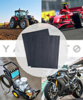 Black 1.2mm gasket paper sheets; non-asbestos automotive engine seal material for DIY rebuild