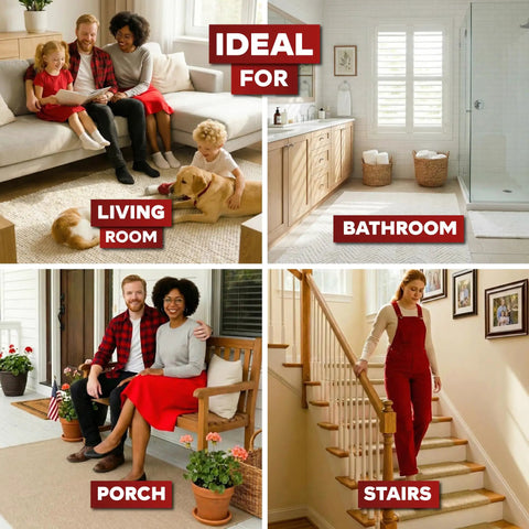 Double Sided Carpet Tape That Keeps Area Rugs In Place And Stays Put On Hardwood And Tile Floors Without Residue Or Damage