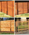 Heavy Duty Steel Fence Post Repair Kit With Double Ground Spikes And Post Anchors For Damaged Fence Gates Sign Posts Or Mailboxes