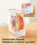 Pro Filament Storage Box for Single 1Kg 1.75mm Spools Airtight Container with Desiccants and Precision Moisture Control System