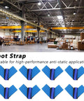 10 Pack Adjustable ESD Wrist Straps For Workshop Pros Antistatic Wrist Bands With Buckle Fits All Anti Static Foot Heel Straps