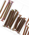 Close-up of 49Pcs M6 40 To 80Mm Hex Socket Head Screws And Barrel Nuts Grab And Go Kit in compartments