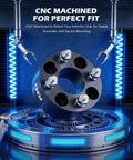 4x4 Wheel Spacers For Golf Carts Set Of 4, CNC machined aluminum spacer with bolts on futuristic platform