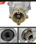 Power Take Off PTO Differential Transfer Case Assembly For Your Ride OEM Style Replacement That Fits Ford Fusion 2006 To 2012 Lincoln MKZ 2007 To 2012 Mercury Milan 2006 To 2010 Mazda CX 9 2007 To 2015 600 235 7E537251BV 7E5Z7251H cast aluminum PTO port view