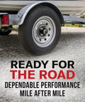 Pack Of Two Rugged Trailer Axle Kits With Four On Four Bolt Pattern Idler Hub And One And One Quarter Inch Round BT8 Spindle on trailer wheel.
