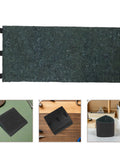 Kick The Rumble Down With Self Adhesive Soundproof Foam For Air Conditioner Compressor Noise Reduction And Vibration Dampening Using Quick Stick Panels For Your Rig - Thick black foam with loops.