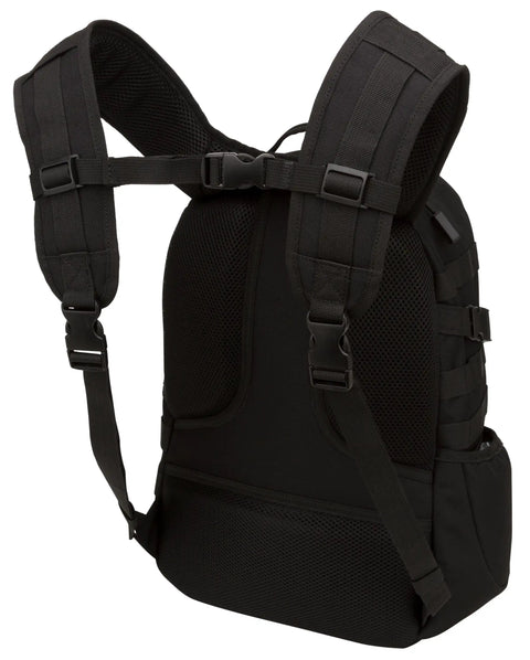 Back view of Wakizashi Tactical Backpack 24L With MOLLE System Durable 100 Percent Polyester Gear Pack For EDC Outdoor Use