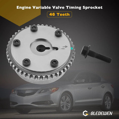 2.4L Engine Timing Chain Kit With Camshaft Adjuster And VVT Gear For 2008 To 2015 Honda Accord Civic illustration
