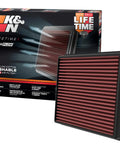 High Flow Lifetime Engine Air Filter For Toyota Sequoia And Tundra 2022 To 2025 Premium Washable Filter 33-5129 packaging
