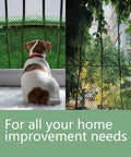 Heavy Duty Pet Barrier Net Fence For Cats Dogs Rabbits And Chickens 15.7 Inch By 16.4 Foot White ABS Plastic Mesh on balcony