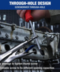 Using 2-Piece Locking Pliers Set with 6.5 Inch Long Nose and 10 Inch Curved Jaw for Boss Grip on engine during auto repair