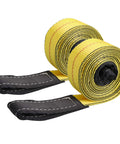 2 Pack 10 Foot Long Lifting Slings 2 Inch Wide Heavy Duty Nylon Web Slings With Flat Eye Ends For Hoist Tow Winch Truck Boat And ATV 10000 Pound Capacity Durable Nylon Low Stretch Abrasion Resistant