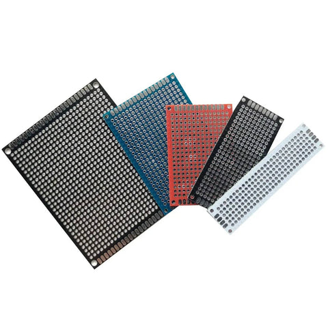 38 Pcs Double Sided PCB Prototyping Kit With Five Sizes And Pre Tin Plated Holes For Easy Soldering, Ideal For DIY Electronics Projects