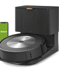 J7 Plus Self Emptying Vacuum Cleaning Robot Renewed Black Delivers Powerful Suction, Smart Navigation, And Hands Free Maintenance.