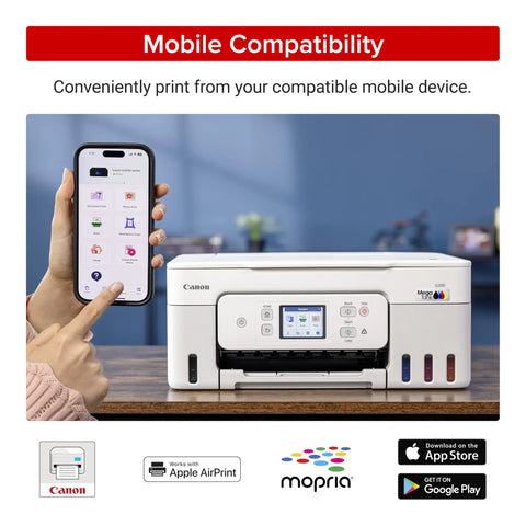 G3290 All In One Wireless Supertank Printer With High Yield Ink Print Copy Scan Mobile Printing Two Point Seven Inch Color