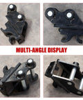 Dope Quick Hitch Attachments For Mini Excavators 0.6 To 3 Tons Rugged Quick Coupler System Backhoe Attachment multi-angle view