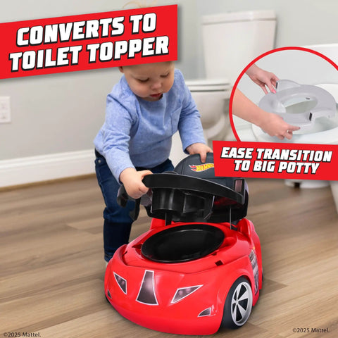 Sweet Red Race Car Potty Training Seat For Toddlers With Quick Swap Transitional Insert And Zero Hassle Cleanup Smooth Little Rider Journey To Big Kid Status For Boys And Girls