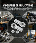 CF4 1/4 Inch Bore Rod End Bearing 1/4-28 Female Thread Right Hand Heim Joint With Jam Nuts 2 Pack on hydraulic and motorcycle applications