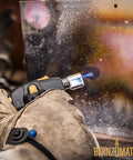 Using Compact Butane Torch Kit With Adjustable Precision Flame for soldering metalwork with built-in igniter and torch tip