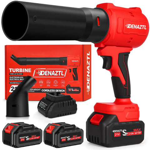 Cordless Leaf Blower With 2x 4.0Ah Batteries And Charger, 650 CFM 160 MPH Turbo Power, Ultra Lightweight Beast Mode, packaging and components included