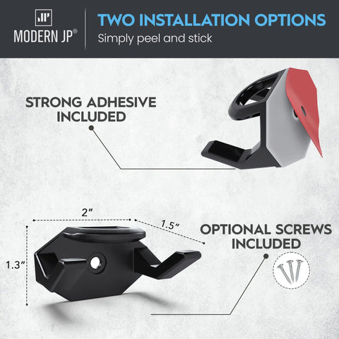 Killer 16 Pack Adhesive Hat Hooks For Wall Setup With Zero Hassle And Savage Strong Hold Perfect For Baseball Caps And Fitted Hats Working As A Sleek Wall Display Rack In Black To Level Up Your Cap Game