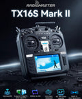 TX16S Mark II ELRS Transmitter 16 Channel 2.4GHz Radio Controller with 4.3 Inch Touch Screen V4.0 Hall Gimbals