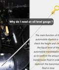 Audi A4 A5 Quattro 2.0T Oil Dipstick Replacement OEM 06H115611E in engine bay for oil level check