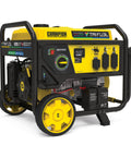 Tri Fuel Portable Generator With Electric Start And CO Shield, Runs On Gas Propane Or Natural Gas, 8125 Watt Peak Power, 389cc Engine