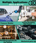 Pro Grade O Rings Kit With 1540 Pieces And 32 Sizes Of Nitrile Rubber O Rings Plus 4 Hook And Pick Set for repair uses