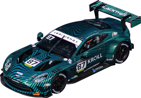 Aston Martin Vantage AMR GT3 Evo Blackthorn AMR No 87 British GT 2024 1 32 Scale Digital Slot Car with realistic decals