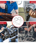 Internal Snap Ring Kit 315 Pieces 7 Size M8 to M20 E Clip Assortment for grooved shafts and studs in multiple repair scenarios.