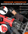 1100 Watt Cordless Rebar Cutter For 5/8 Inch Steel Bars Fast Hydraulic Cutting Up To 16Mm with ergonomic handle design.