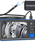 5mm Dual Lens Endoscope With Light For Auto Repair And Home Diagnostics, 4.5-inch screen with 5 ft probe and carrying case